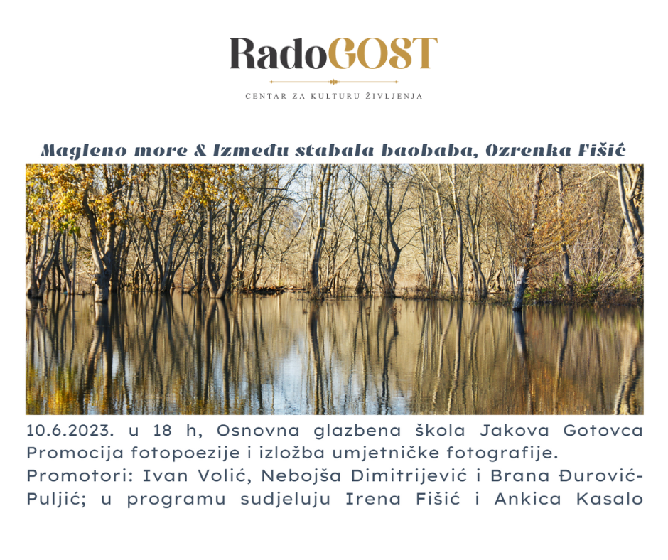 Fotopoezija: "Magleno more" i "Između stabala baobaba" autorice Ozrenke Fišić