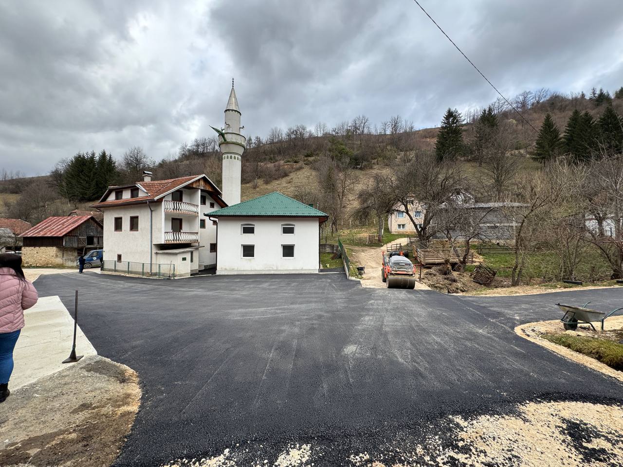 Okončani radovi u naselju Lisac - MZ Zagrlje