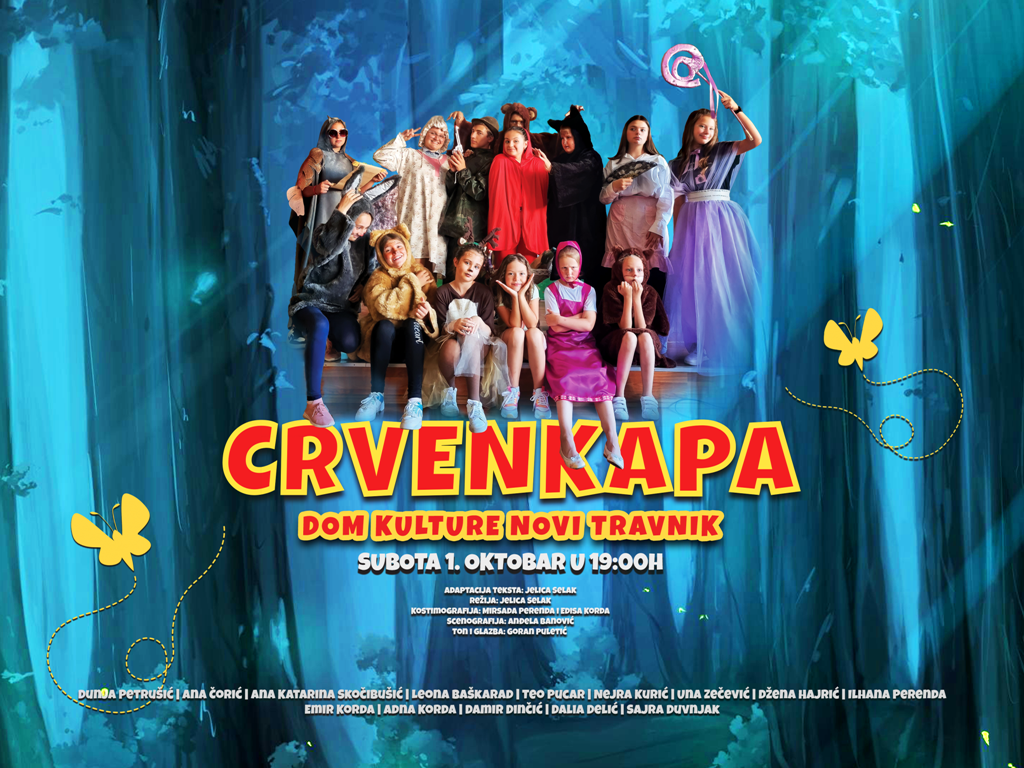 U subotu kazališna predstava „Crvenkapa“