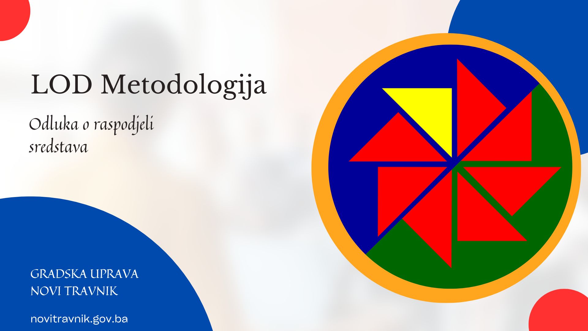 LOD Metodologija: Odluka o raspodjeli sredstva 