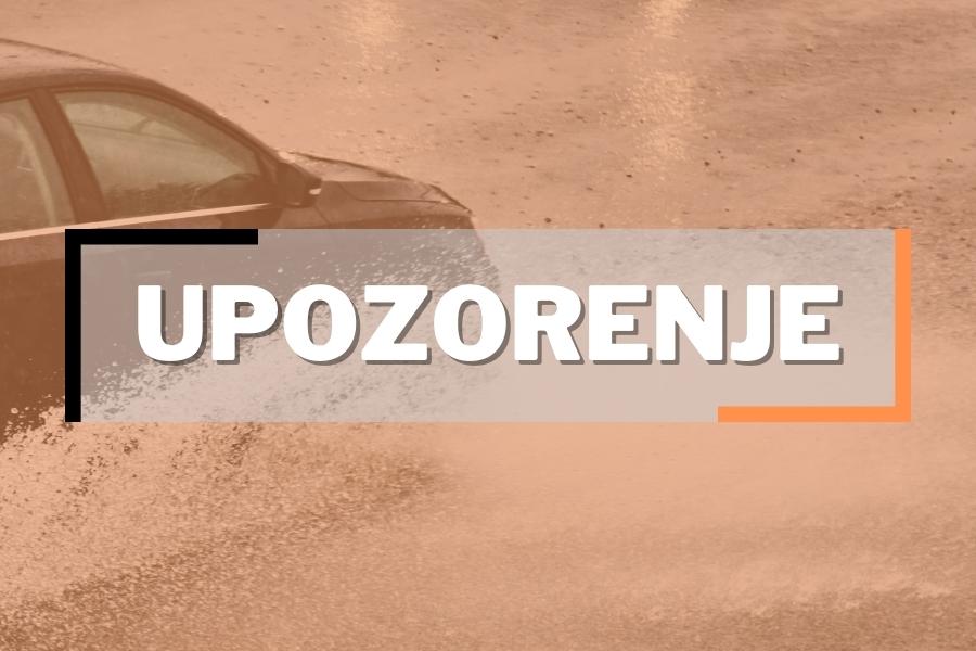 Upozorenje: FHMZ izdao narančasti meteoalarm za srijedu