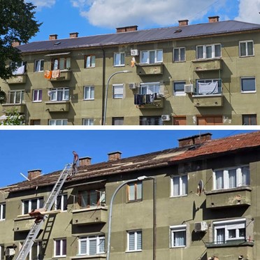 Rang lista javnog poziva  za sufinanciranje popravke krovova 