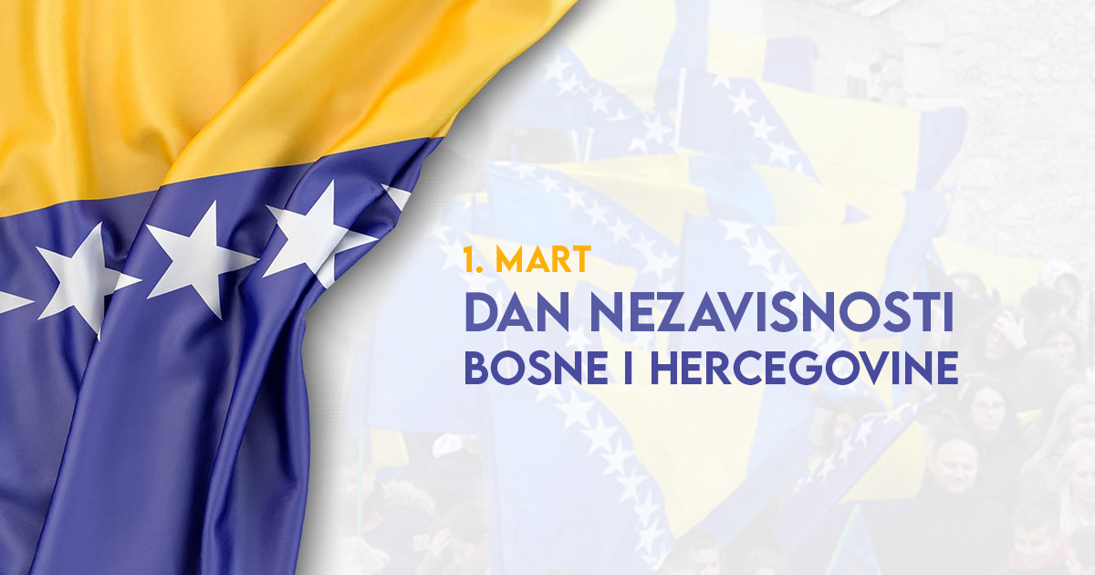 Čestitka Predsjedavajućeg Općinskog vijeća u povodu Dana nezavisnosti Bosne i Hercegovine