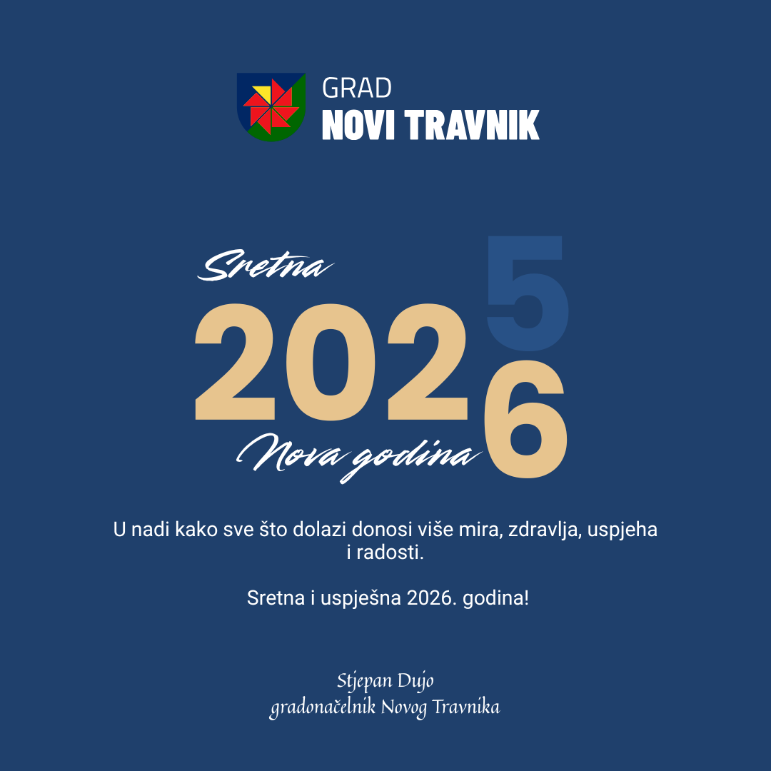 Novogodišnja poruka gradonačelnika Stjepana Duje 